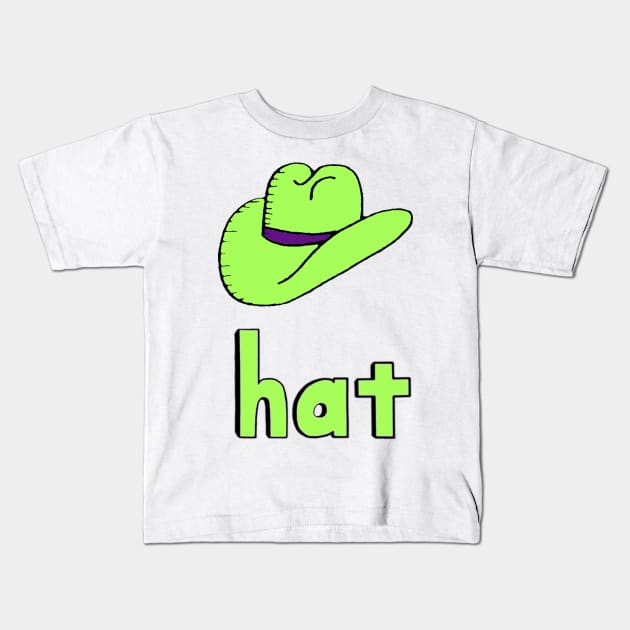 This is a HAT Kids T-Shirt by roobixshoe